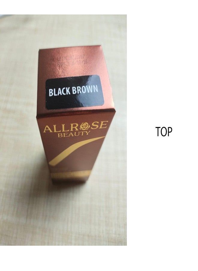 ALLROSE Eyebrow Stencils, ALLROSE Eyebrow Stamp Stencil Kit Perfect Eyebrow Waterproof Eye Brow Stamp Stencil Kits, Eyebrow Kit for Women with 20PCS Brow Shaping Kit Eyebrow Tinting Kit, Black Brown - Image 4